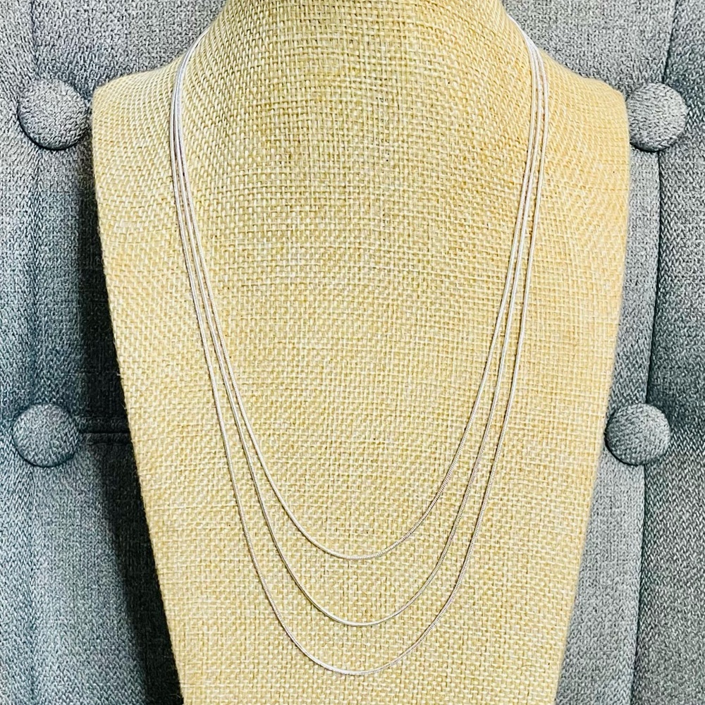 Stamped 925 Sterling Silver Necklace Chain for Pendants & Layering